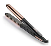 BaByliss Piastre e arricciacapelli Straight And Curl Brilliance, Piastre in vero titanio per una scorrevolezza fluida, Design ionico e curvo in metallo, Riscaldamento rapido in 15 secondi, 5 impostazi