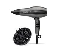 BaByliss Platinum Diamond 2300W Professional AC Motor hairdryer, ultra-fast drying, Ionic, Diffuser