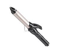 BaByliss Ferro arricciacapelli 25mm, Satin Touch, 10 temperature, riscaldamento rapido, supporto integrato, Nero e rosa, C325E