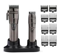 BaByliss PRO Cordless Super Motor Hair Clipper e Trimmer Collection, lame in acciaio giapponesi, cavo/alloggiamento in metallo senza fili