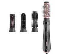BaByliss Spazzola ad aria, 4 accessori intercambiabili per lisciare, modellare e dare volume, funzione anti-crespo, 2 temperature + aria fredda, AS126E