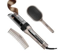 BaByliss Style Secret Air Arricciacapelli automatico, 25mm ferro capelli | Meno danni da calore, Ferro arricciacapelli ad aria con calore delicato, 48 impostazioni, spegnimento automatico, C6686U