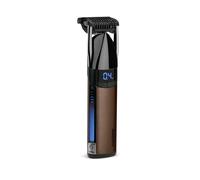 BaByliss Super-X Regolabarba Stubble, bronzo | Regolabarba impermeabile, Lame in titanio nero, controllo motorizzato (0,4-5 mm), display digitale, cordless, S997E
