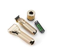 BaBylissPRO FXONE GOLDFX Limited Edition Prepack - Trimmer per contorni e rasoio a doppia lamina con batteria e base potenziati