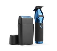 BaBylissPRO LIMITEDFX - Rasoio preconfezionato, colore: nero e blu