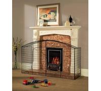 Babylo Premier - Parascintille per caminetto, larghezza fino a 133 cm, colore: Nero