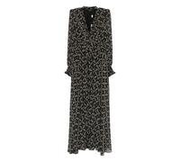 Babylon, ,Dresses ,Donna ,Nero ,M Abito Lungo con Stampa a Catena e Scollo a V