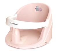 BABYLON Nemo Sedile Bagnetto Neonato, ventose, 6M+, Rosa/Bianco