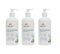 BABYLOU CARE Acqua Detergente 3x500ml | Detergente delicato e naturale per neonati | Protegge e lenisce | 99% ingredienti di origine naturale | Aloe Vera | Adatta alle pelli sensibili | Made in France