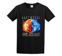 Babymetal Legend Metal Galaxy T-Shirt Mens Black Tees Unisex Shirt M