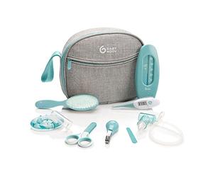 Babymoov A032002 Set per l'Igiene e Cura del Bambino, 9 Accessories, Blu (Aqua)