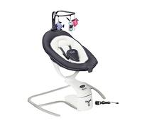 Babymoov Altalena per Bambini Swoon Motion - Seduta Girevole 360°, Dondolamento con 5 Velocità, Rilevatore di Movimento, Giochi Sensoriali e Ninnenanne - Comfort dalla Nascita