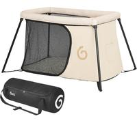 Babymoov Lettino da viaggio Moov & Sleep, Ultra Compatto e Leggero (<5kg), Montaggio e Smontaggio Rapido, Dalla Nascita e Fino a 4 Anni, Confortevole (Densità Materassino di 25kg/ms)