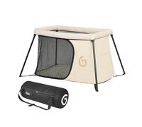 Babymoov Lettino da viaggio Moov & Sleep, Ultra Compatto e Leggero (<5kg), Montaggio e Smontaggio Rapido, Dalla Nascita e Fino a 4 Anni, Confortevole (Densità Materassino di 25kg/ms)