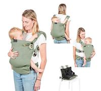 Babymoov Marsupio Fisiologico, che si evolve in un rialzo sedia Moov & Boost - S