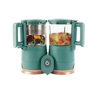 Babymoov Nutribaby Glass Green Forest - Cuocipappa multifunzione in vetro