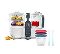 Babymoov Pack Nutribaby(+) Blanc & 3 Babybols 180mL + 2 cuilleres - Idéal pour la diversification