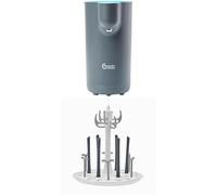 Babymoov Preparatore di biberon istantaneo Milky Now & Sgocciolatoio Biberons Compact - Riscalda e mantiene caldo fino a 6 ore - Fino a 12 biberon