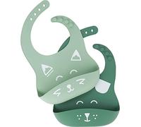 Babymoov BIB'ISY Set Bavaglia Bavaglini in silicone Confezione da 2Pz