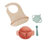 Set di Stoviglie Babymoov Rosa 4 Pezzi