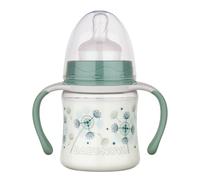 babynova Biberon a Collo Largo 150 ml con Manici - Tazza Trainer con Tettarella