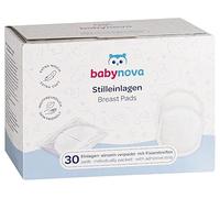 babynova Coppette Assorbilatte - Coppette monouso per la maternità - 30 pezzi confezionati singolarmente con striscia adesiva - per mamme che allattano - extra morbide - discrete & confortevoli