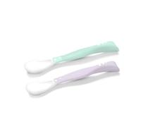 BabyOno 2P Cucchiai in plastica per bambini con menta viola