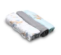 BabyOno Natural Bamboo Diapers Blue-Grey pannolini in tessuto 70x70 cm 3 pz