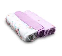 BabyOno Natural Bamboo Diapers Violet pannolini in tessuto 70x70 cm 3 pz