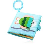 BabyOno Reversible Sensory Cloth Book 0m+ libretto educativo a contrasto Sea world 1 pz