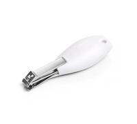 Babyono Tagliaunghie per neonati e bambini, forbici per unghie per piccole unghie, con manico ergonomico, in acciaio inox (bianco)