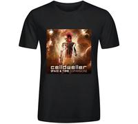 BabyPaper Celldweller Space Time Summer T Shirts for Men Round Neck Black S