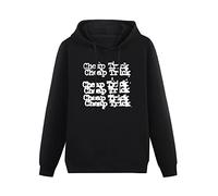 BabyPaper Cheap Trick Repeat Logo Hoodies Hoody Sweatshirts Black L