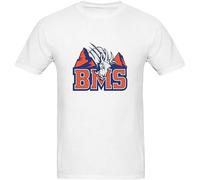 BabyPaper DIY Blue Mountain State Men's 100% Cotton Short Sleeve T Shirt White 3XL
