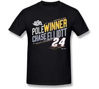 BabyPaper Gaowee Men's Chase Elliott Royal Daytona 500 Pole Winner T Shirtyiliax04445 T-Shirt Black XL