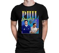 BabyPaper Modern Family Phil Dunphy TV Serie Rretro Vintage 90er Herren Men T-Shirt T-Shirt Black S