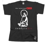 BabyPaper Notorious Biggies Ready To Die T Shirt Black T-Shirt Black L