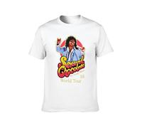 BabyPaper Sexual Chocolate Coming To America Randy Watson World Tour 88 Men Adult Short Sleeve White S