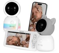 Babyphone Telecamera Full HD Rilevamento del Vino/Movimento, Tracciamento AI ...