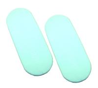 BabyPrem Bebè Bambino Set 2 Lenzuolo Con Angoli Elasticizzati Per Moses Culla 73-76 x 28-30 cm Cotone Tinta Unita 2 Acqua