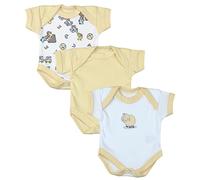 BabyPrem Body per neonati prematuri 3 pezzi limone retrò giocattoli 0,7 kg - 3 mesi, Limone, 0-3 Months