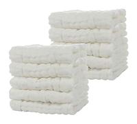 Baby'S Delicate Skin - Asciugamani da bagno, in morbido cotone assorbente, 10 pezzi, riutilizzabili, colore: