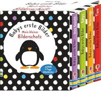 Babys erste Bilder: Mein kleiner Bilderschatz: enthält 4 Pappbilderbücher: Babys / Unterwegs / Tiere / Dein Gesicht