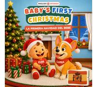 Baby's First Christmas - Navidad: English-Spanish Bilingual Book | Ages 0-3: 32 Christmas Things & Words in English & Spanish - Adorable Clay Art Christmas for Babies and Toddlers