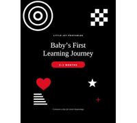 Baby's First Learning Journey: A High-Contrast Black, White & Red First Book for Newborns 0-3 Months