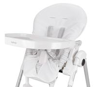 Babysanity Copri Seggiolone Pappa Universale in Morbida Spugna di Cotone Dona al Tuo Seggiolone Pappa una Sensazione di Asciutto e Fresco 100% Made in Italy (Bianco)