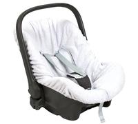 Babysanity spugna copri ovetto seggiolino 0-13 Kg cotone 100% adattabile alla maggior parte di ovetto in commercio (BIANCO COTONE)