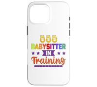 Babysitter In Training Au-pair Badante Tata Babysitter Custodia per iPhone 16 Pro Max