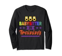Babysitter in Training Au-Pair Badante Tata Babysitter Maglia a Manica