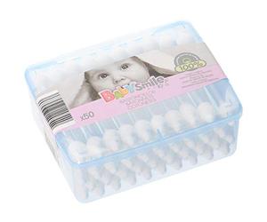 BABYSMILE bastoncillos bebé caja 50 uds
